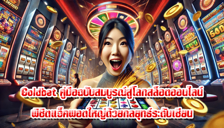 Goldbet คู่มือฉบับสมบูรณ์สู่โลกสล็อตออนไลน์ พิชิตแจ็คพอตใหญ่ด้วยกลยุทธ์ระดับเซียน