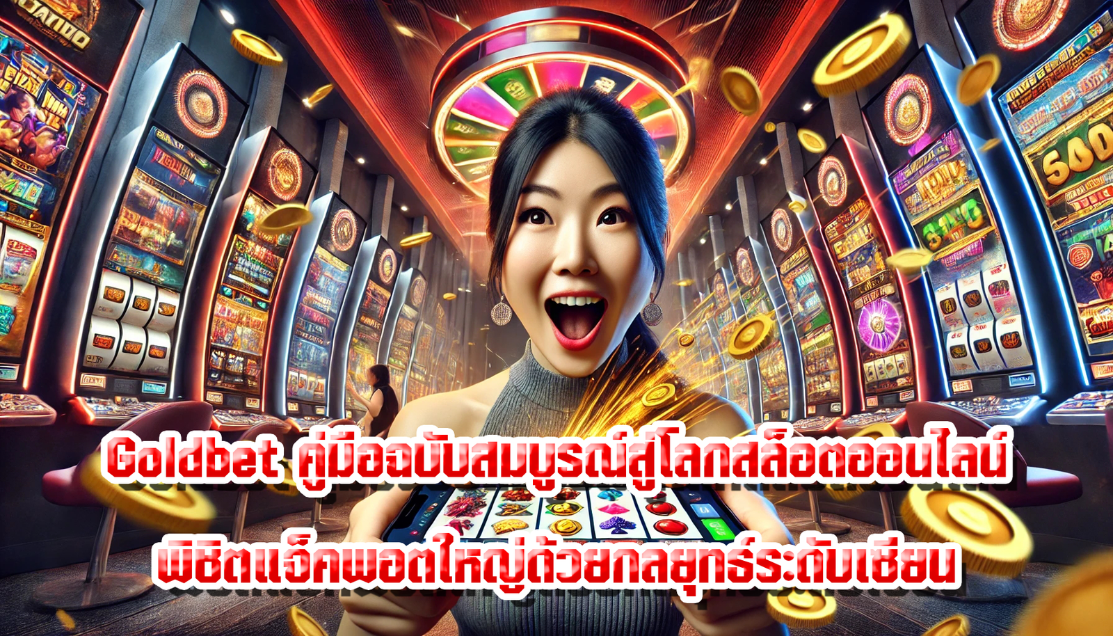 Goldbet คู่มือฉบับสมบูรณ์สู่โลกสล็อตออนไลน์ พิชิตแจ็คพอตใหญ่ด้วยกลยุทธ์ระดับเซียน