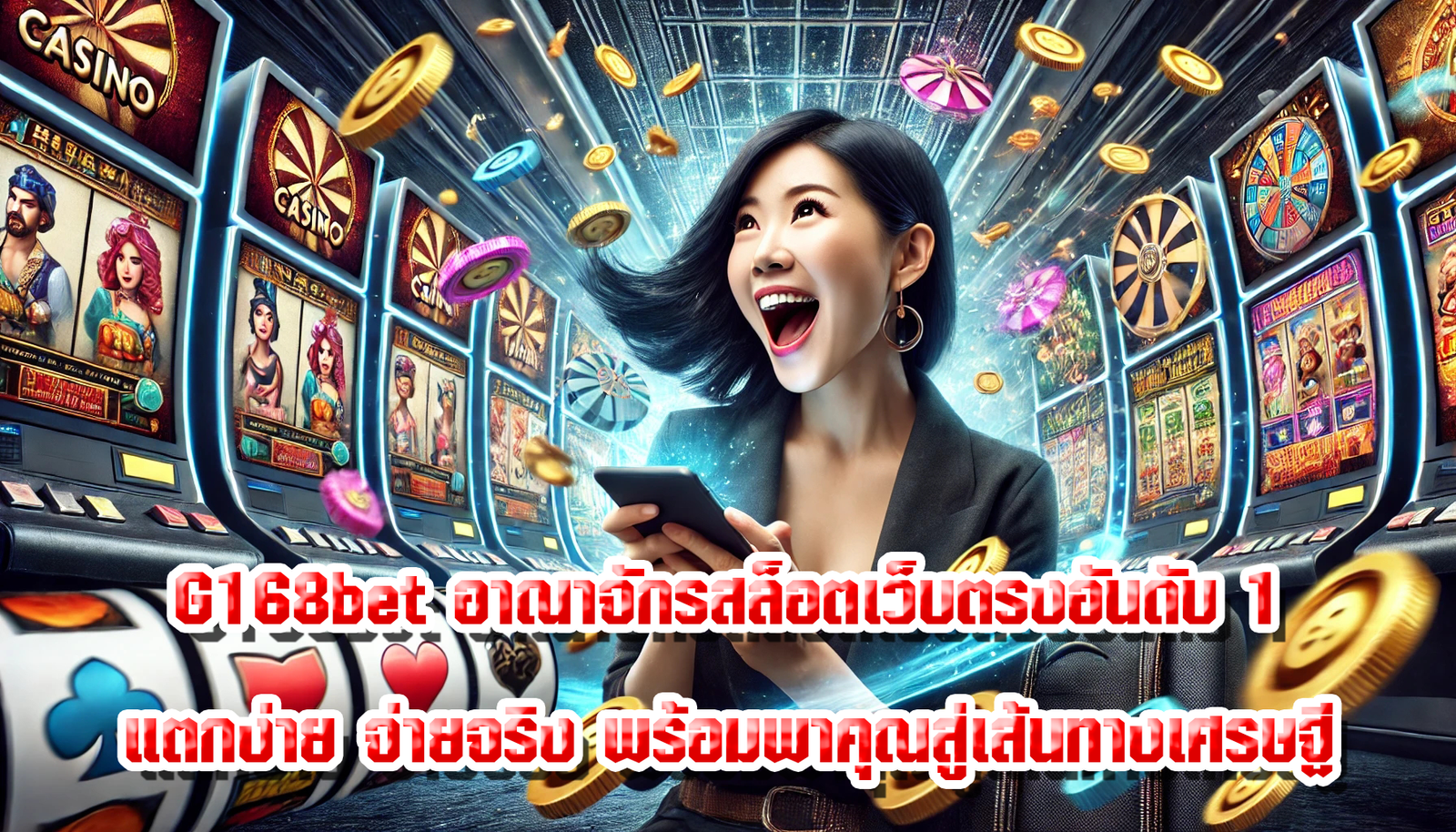 G168bet อาณาจักรสล็อตเว็บตรงอันดับ 1 แตกง่าย จ่ายจริง พร้อมพาคุณสู่เส้นทางเศรษฐี