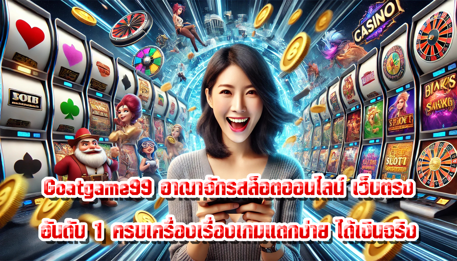 Goatgame99 อาณาจักรสล็อตออนไลน์ เว็บตรงอันดับ 1 ครบเครื่องเรื่องเกมแตกง่าย ได้เงินจริง